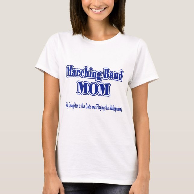 T-shirts Banda de Marche Mãe/ Mellophone (Frente)