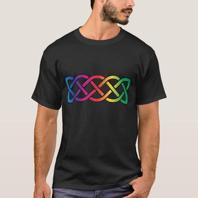 T-shirts Banda Nó Celular Orgulho gay Arco-Íris (Frente)