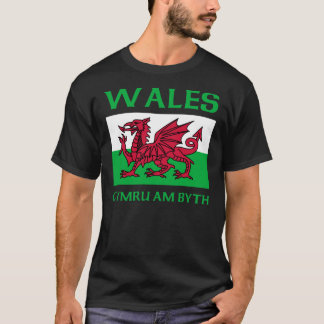 T-shirts Bandeira 2 de Wales