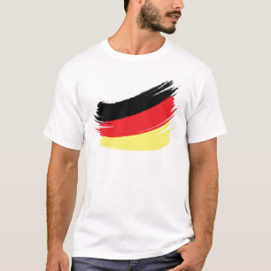 T-shirts Bandeira alemão pintada