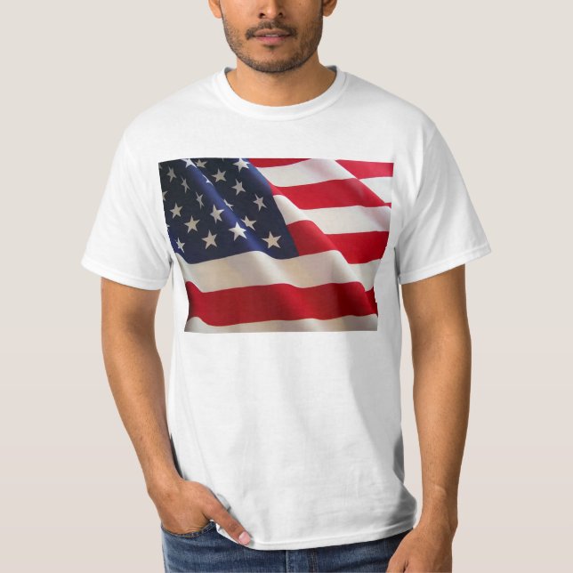 T-shirts Bandeira Americana (Frente)