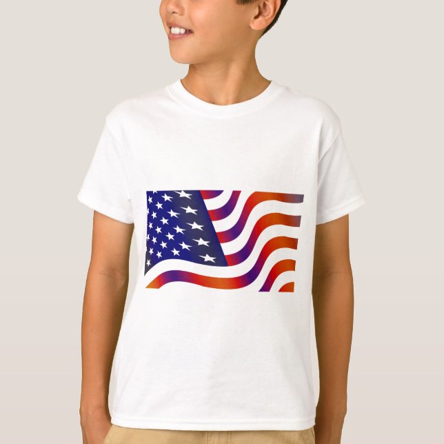T-shirts Bandeira Americana (Frente)