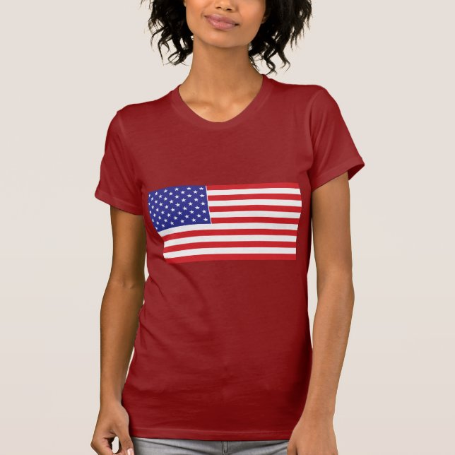 T-shirts Bandeira Americana (Frente)