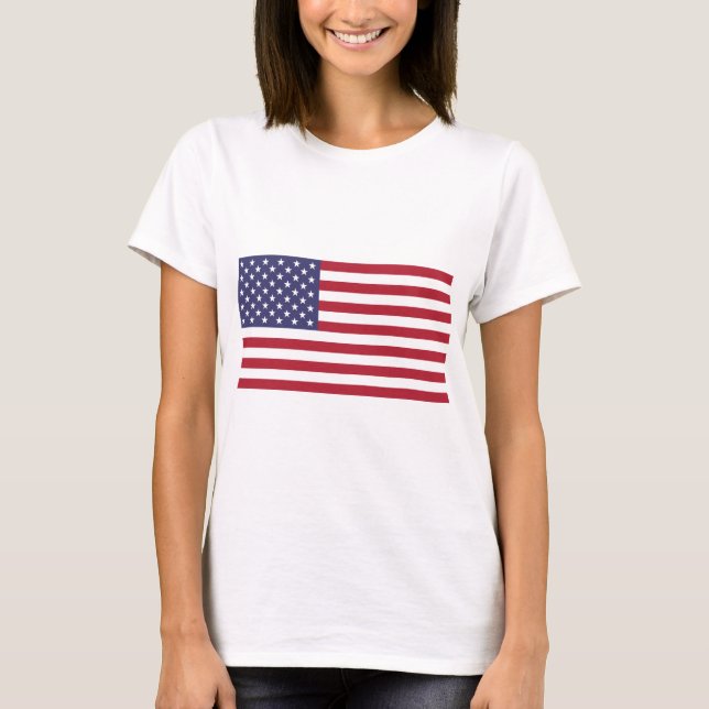 T-shirts Bandeira americana (Frente)
