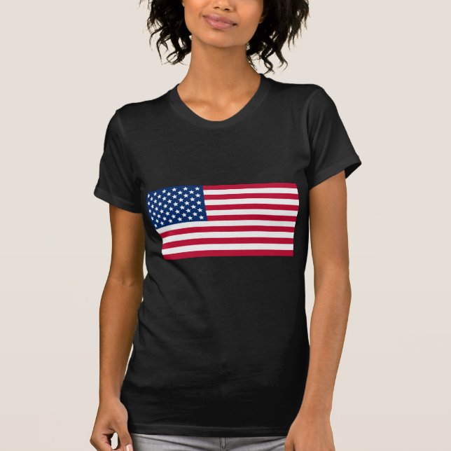 T-shirts Bandeira Americana (Frente)