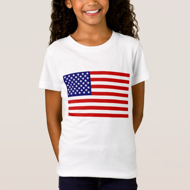 T-shirts Bandeira americana (Frente)