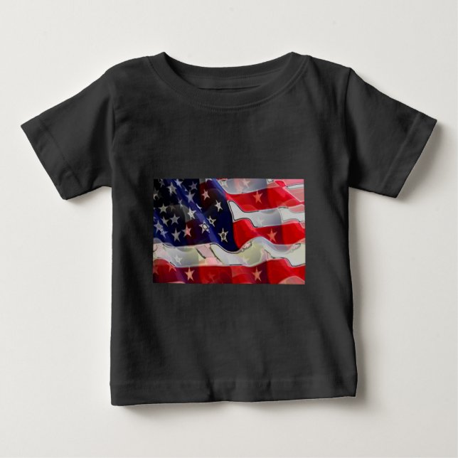 T-shirts Bandeira Americana (Frente)