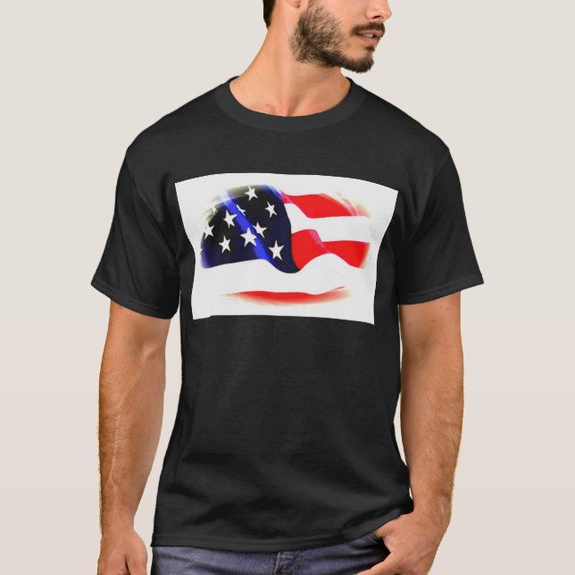 T-shirts Bandeira Americana (Frente)