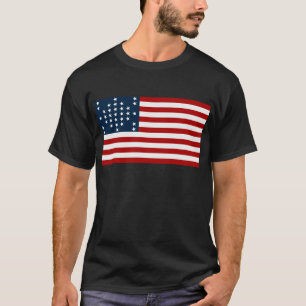 T-shirts Bandeira americana da guerra civil de Sumter do