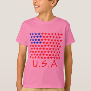 T-shirts Bandeira americana de produtos das estrelas