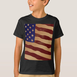 T-shirts Bandeira americana do Grunge