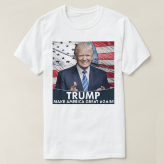 T-shirts Bandeira americana do trunfo