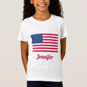 T-shirts Bandeira americana   personalizado