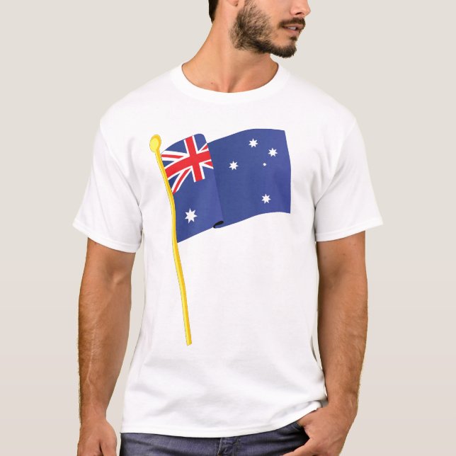T-shirts Bandeira australiana (Frente)
