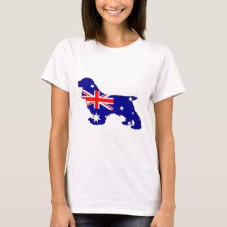 T-shirts Bandeira australiana - cocker spaniel