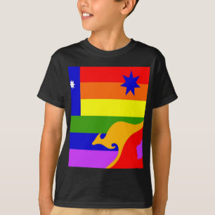 T-shirts Bandeira australiana do orgulho gay