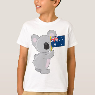 T-shirts Bandeira Australiana Koala