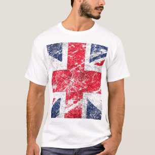 T-shirts Bandeira britânica/bandeira de Union Jack/bandeir