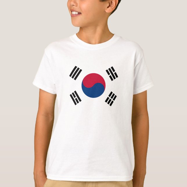 T-shirts Bandeira coreana sul (Frente)