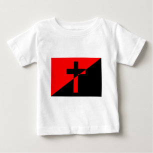 T-shirts Bandeira Cristã Anarquista Anarquista do Cristian