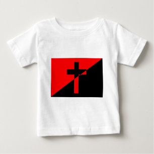 T-shirts Bandeira Cristã Anarquista Anarquista do Cristiani