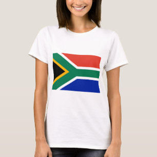 T-shirts bandeira da áfrica do sul