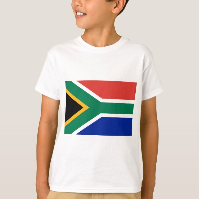 T-shirts Bandeira da África do Sul - Vlag van Suid-Afrika (Frente)