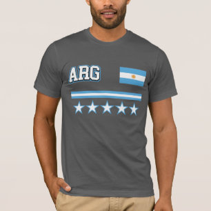 T-shirts Bandeira da Argentina