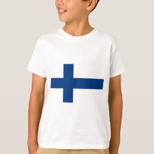 T-shirts Bandeira da Finlândia - Suomen lippu - Finlands f