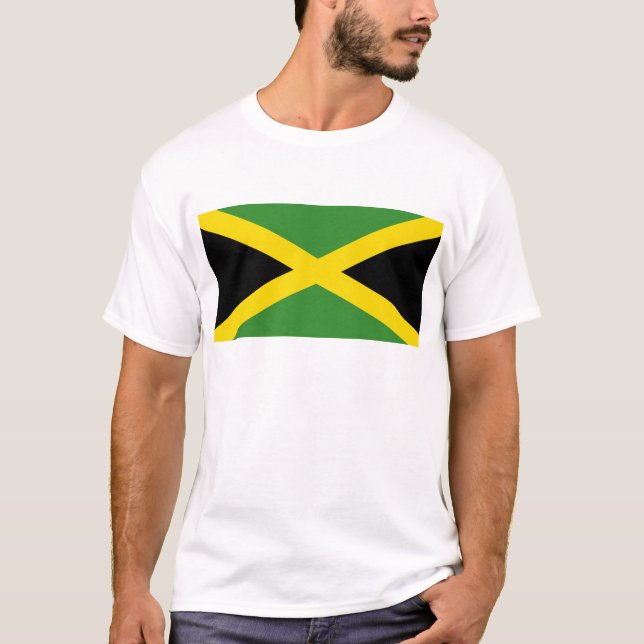 T-shirts Bandeira da Jamaica (Frente)