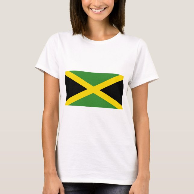 T-shirts Bandeira da Jamaica (Frente)