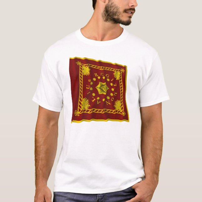 T-shirts Bandeira da legião de Pulaski (Frente)