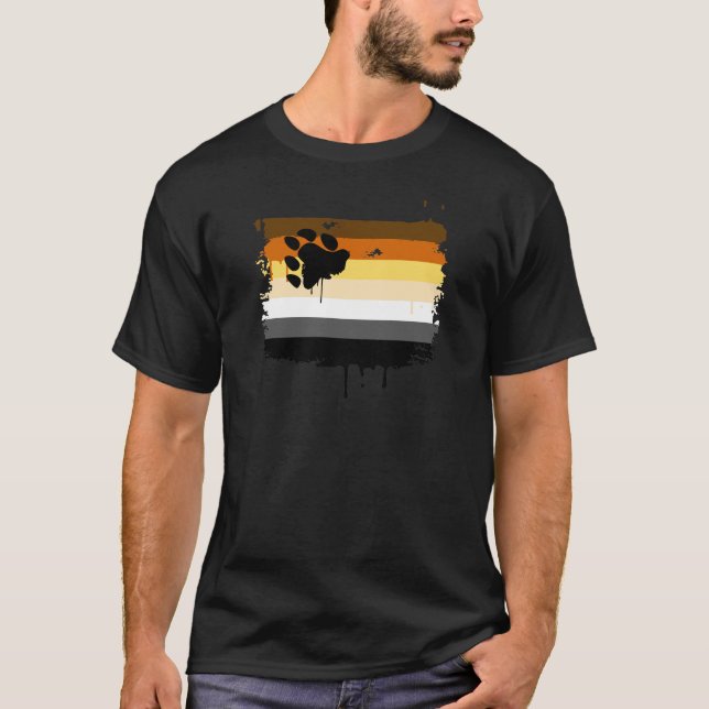 T-SHIRTS BANDEIRA DA PANTERA PRETA GOTEJANDO (Frente)
