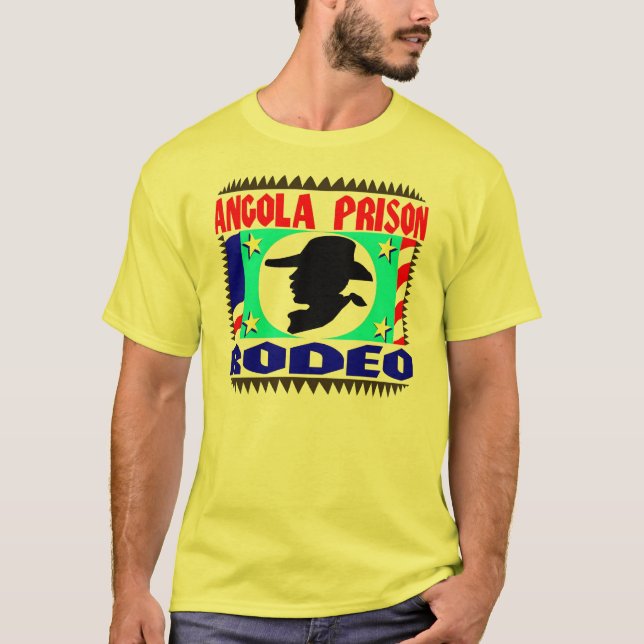 T-shirts Bandeira da prisão de Angola (Frente)