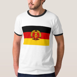 T-shirts Bandeira da RDA República Democrática da Alemanh