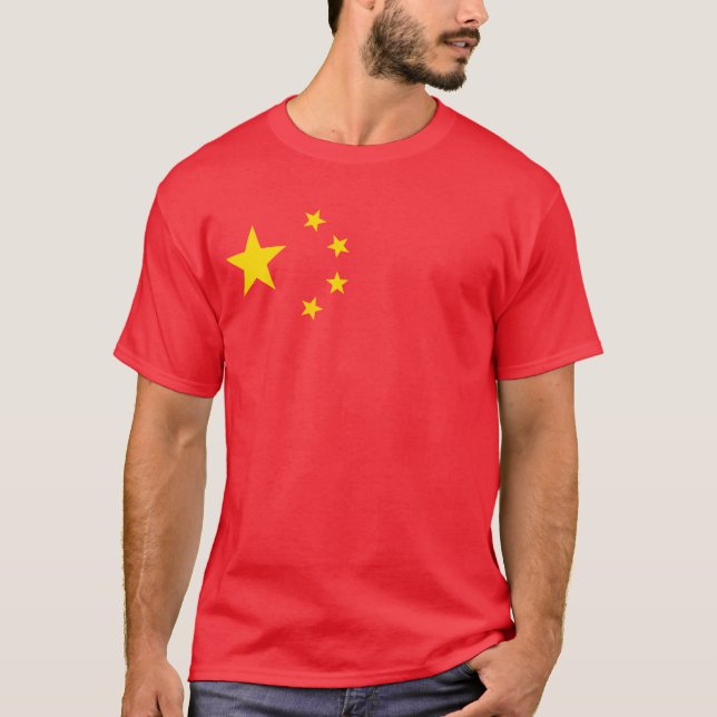 T-shirts bandeira da República da China (Frente)