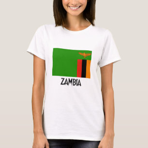 T-shirts Bandeira da Zâmbia