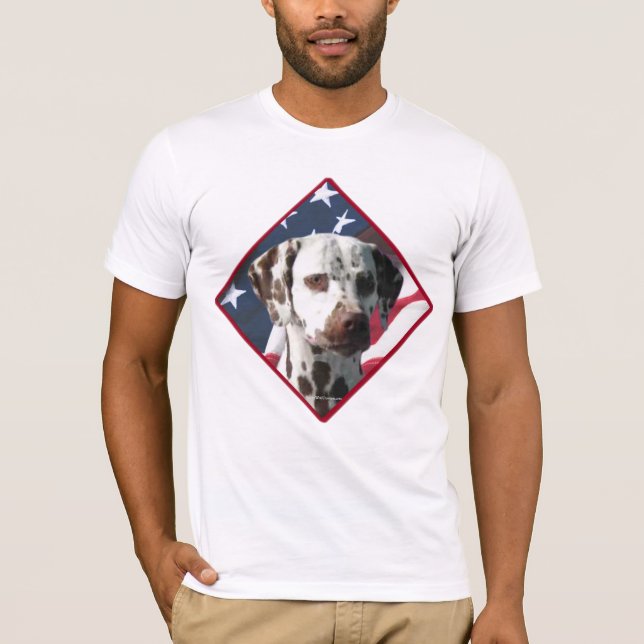 T-shirts Bandeira Dalmáata 2 (Frente)