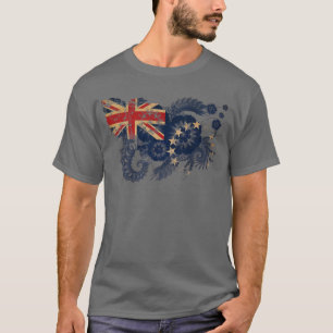 T-shirts Bandeira das Ilhas Cook