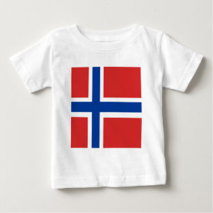T-shirts Bandeira de alta qualidade de Noruega