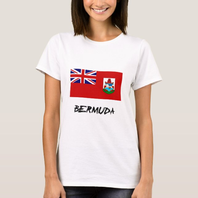 T-shirts Bandeira de Bermuda (Frente)