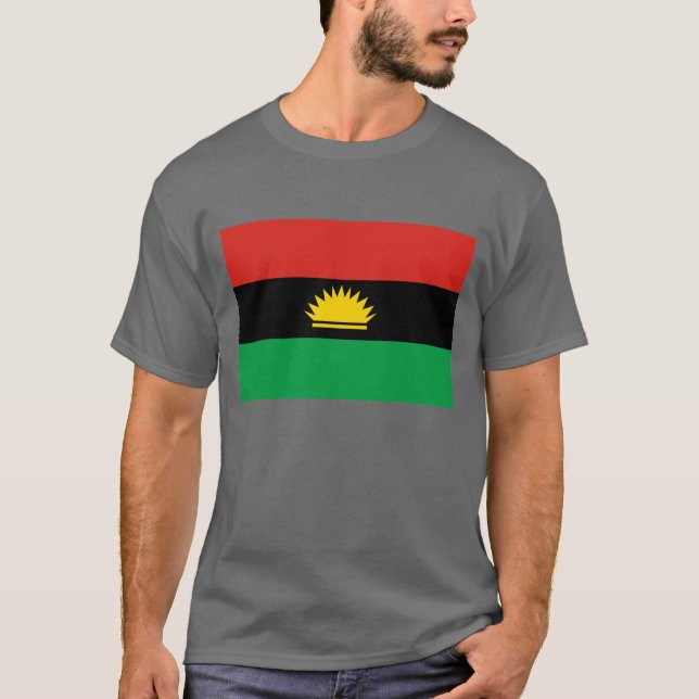 T-shirts Bandeira de Biafra (1967-1970) (Frente)