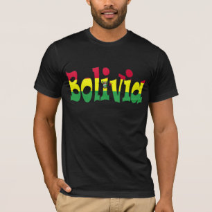 T-shirts Bandeira de Bolívia