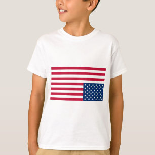 T-shirts Bandeira de cabeça para baixo dos EUA (sinal de