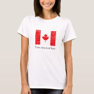 T-SHIRTS BANDEIRA DE CANADÁ