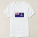 T-shirts Bandeira de Cayman Islands (Frente do Design)