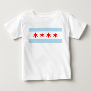T-shirts Bandeira de Chicago