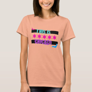 T-shirts bandeira de Chicago