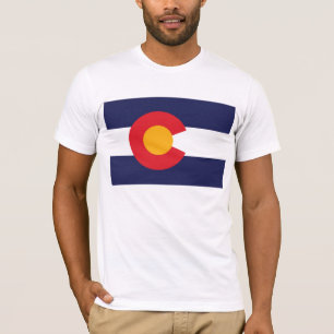 T-shirts Bandeira de Colorado