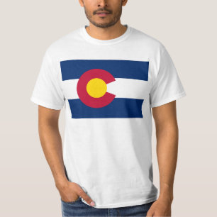 T-shirts Bandeira de Colorado